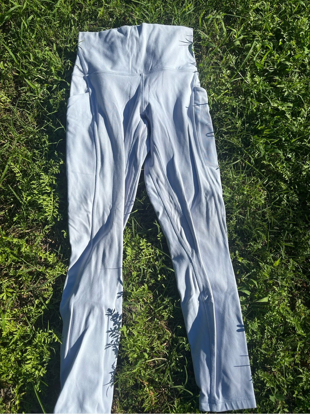Pastel blue lululemon leggings size 4